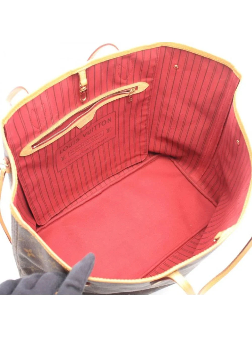 Louis Vuitton Tote Neverfull GM Monogram Fuchsia Leather